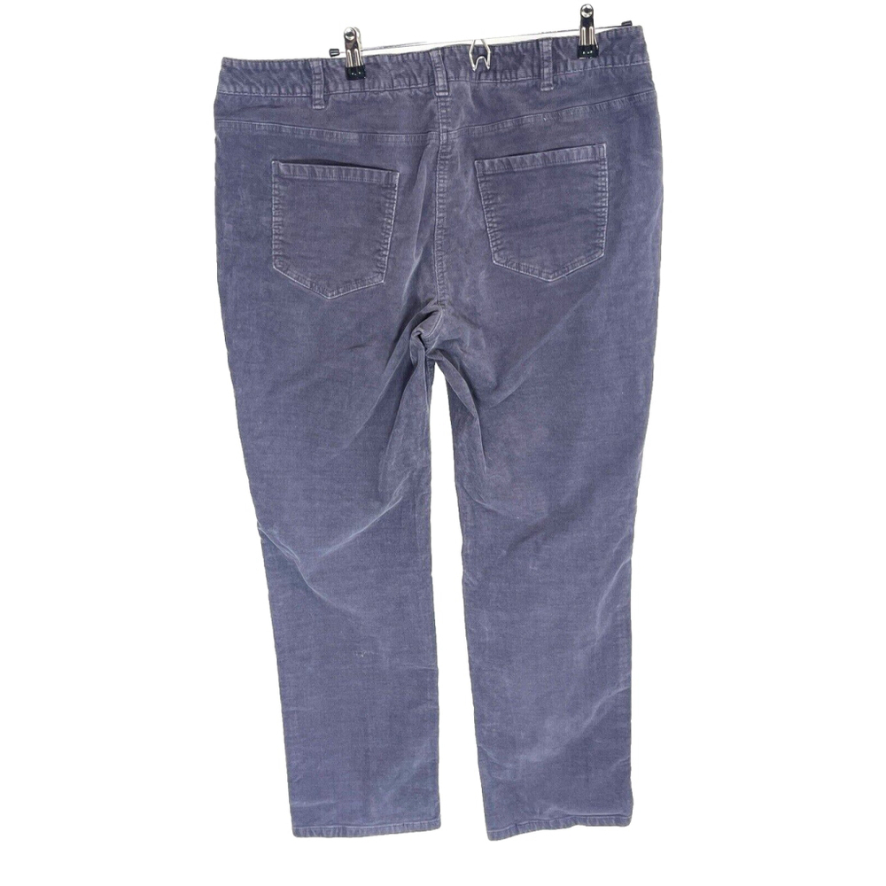 Boden Women's Corduroy Gray Straight Leg Jeans Size 14 R US Cotton Blend - Picture 2 of 11